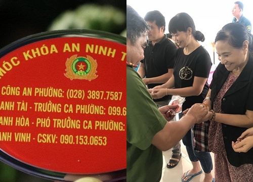 Gọi công an phường dễ hơn nhờ cái móc khóa