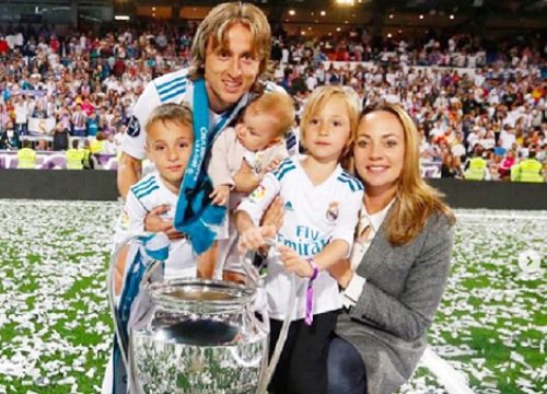 Luka Modric lên hương nhờ vợ