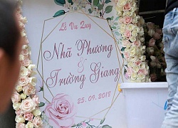 Toàn cảnh lễ rước dâu của Trường Giang - Nhã Phương: Mẹ cô dâu khóc, 6 vệ sĩ xuất hiện