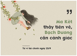 Tử vi hôm nay (25/9) về tài chính 12 cung hoàng đạo: Ma Kết thấy tiền về, Bạch Dương cần cảnh giác