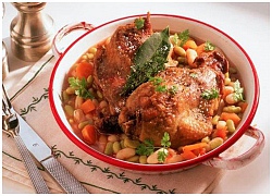 Cách làm món thịt gà hầm đậu Cassoulet hương vị Pháp