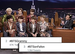 Cụm từ "BTS Grammy" và "BTS on Fallon" trend toàn thế giới cả ngày qua, chuyện gì đang xảy ra?