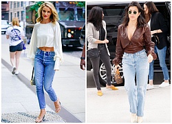 Diện quần jeans muốn tôn dáng và sành điệu bậc nhất thì chị em phải học hỏi các sao Hollywood