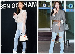 Dù nổi tiếng là những fashionista đình đám của Kbiz song nhiều lần cặp chị em Jessica - Krystal vẫn mặc xấu khó hiểu