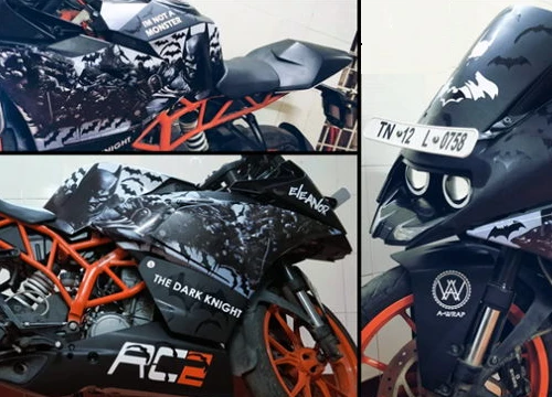 KTM RC 200 Batman Edition: Bản độ cho fan yêu thích "Người dơi"