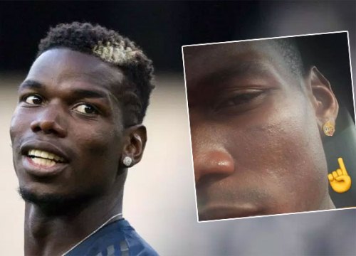 Pogba mất kim cương ở khuyên tai, 'xới tung' chỗ tập để tìm lại