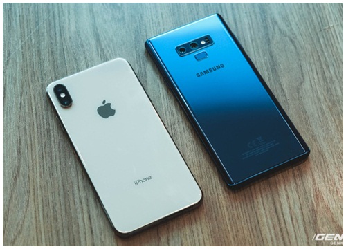 So sánh iPhone XS Max và Galaxy Note9: Khi 1 chiếc XS Max mua được 2 chiếc Note9, bạn sẽ chọn chiếc máy nào?