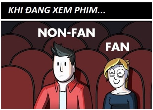 Sự khác nhau giữa fan của phim siêu anh hùng và khán giả bình thường