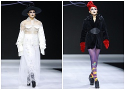 Tài tử 'Hoàn Châu cách cách' mặc váy, trang điểm đậm catwalk