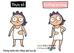 Thực tế hài hước khi các cô nàng thử kiểu quần áo mới