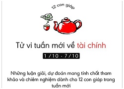 Tử vi tuần mới (1/10 - 7/10) về tài chính của 12 con giáp: Tuổi Tý nên tránh đầu tư