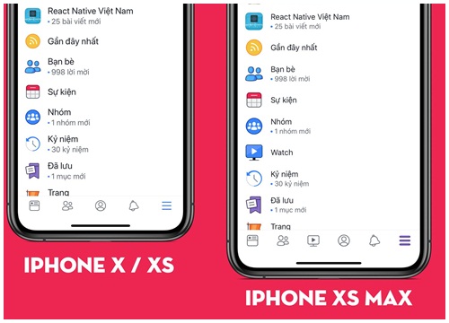 Vấn đề của màn hình iPhone XS Max: to, sướng nhưng còn nhiều app chưa được update