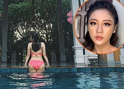 Văn Mai Hương mặc bikini trong ngày sinh nhật 24 tuổi