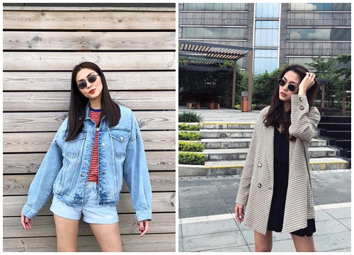 Ngắm Hà Tăng diện blazer và denim jacket, hóa ra lại học được bao chiêu "hack" tuổi với hai mẫu áo khoác này