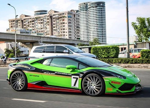 Siêu xe Lamborghini Huracan độ độc nhất Việt Nam thay áo theo xe đua GT3 EVO