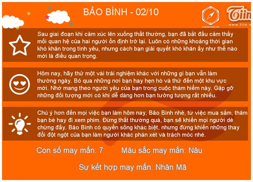 Thứ Ba của bạn (02/10): Kim Ngưu có khoảng thời gian thích hợp cho du lịch; Song Tử cần nghỉ ngơi thư giãn đầu óc...