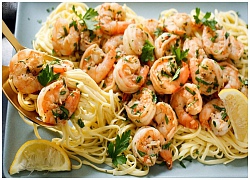 Trổ tài với công thức mì spaghetti tôm tỏi ngon hết chỗ chê