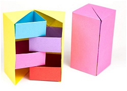 Cách gấp hộp giấy Origami nhiều ngăn đựng phụ kiện