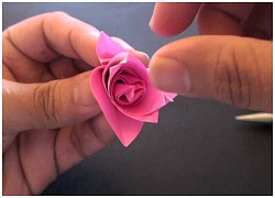 Gấp hoa hồng Origami cho ngày Valentine ý nghĩa