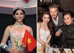 Hoa hậu Tiểu Vy, Hà Hồ, Tóc Tiên: Ai nổi nhất khi sánh vai bên David Beckham?