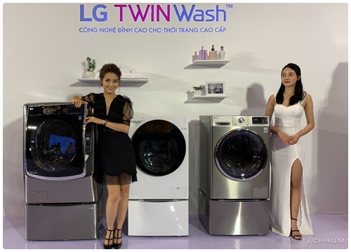 LG giới thiệu dòng máy giặt lồng đôi TWINWash cho phép kiểm soát và điểu khiển qua smartphone