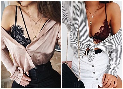 Mặc hở "văn minh" cùng item bralette gợi cảm