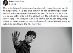 Nam diễn viên thủ vai Cảnh của 'Quỳnh búp bê' phản ứng gay gắt khi bị cho rằng 'hôn chưa điêu luyện'