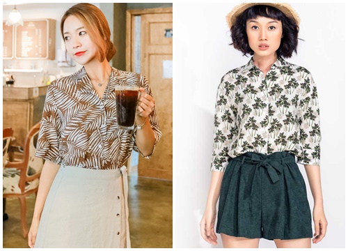 Sơ mi hoa cỏ - Items dành cho nàng yêu phong cách vintage