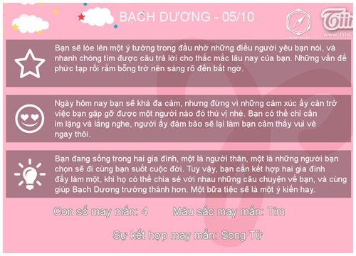 Thứ Sáu của bạn (05/10): Song Ngư hãy chăm sóc tổ ấm của mình, Bạch Dương có các ý tưởng hay ho...