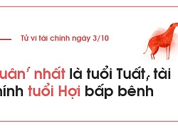 Tử vi hôm nay (3/10) về tài chính của 12 con giáp: 'Xuân' nhất là tuổi Tuất