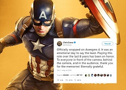 Xúc động trước tâm thư của Chris Evans cảm ơn &#8216;Avengers 4&#8242; và chia tay nhân vật Captain America