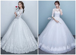 20 bộ váy cưới công chúa giúp cô dâu đẹp tựa thiên thần