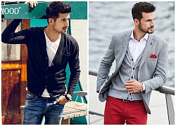 3 cách phối áo Cardigan đơn giản mà cực đẹp cho chàng