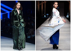 3 hoa hậu làm vedette trên sàn catwalk Thu Đông