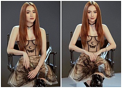 Bí quyết mặc đánh lừa thị giác, tránh lộ đồ nhạy cảm của Minh Hằng trên truyền hình