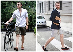 Cách phối áo sơ mi cùng quần short đẹp nhất cho nam giới