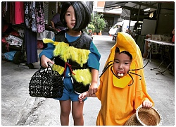 Cô bé Vô Diện đình đám Halloween năm nào tái xuất với màn hóa trang cực dễ thương