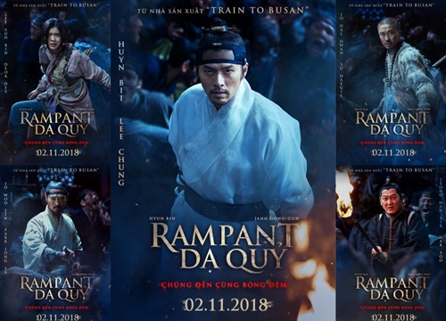 'Dạ quỷ' tung poster nhân vật, hứa hẹn nhiều điểm thú vị của Zombie cổ trang với Zombie hiện đại