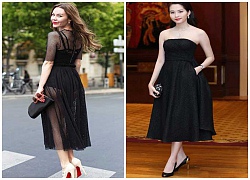Mặc đầm đen mang giày màu gì hợp nhất?