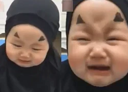 Phiên bản vô diện nhí mếu máo siêu đáng yêu: Đã bảo không thích rồi cứ bắt người ta đi Haloween!