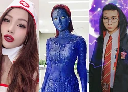 Sao Việt nhập cuộc Halloween: Từ Harry Potter đến "dị nhân da xanh" Mystique hóa trang giống đến ngỡ ngàng