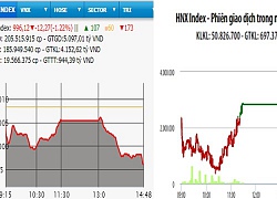 Chứng khoán đỏ sàn, VN-Index mất mốc 1.000 điểm