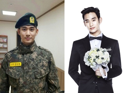 'Cụ giáo' Kim Soo Hyun gửi lời chào người hâm mộ từ trong quân ngũ