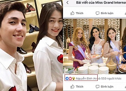 Giữa nghi vấn hẹn hò, Bình An âm thầm dõi theo từng hoạt động của Phương Nga tại Miss Grand International 2018