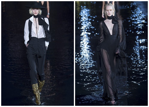 Saint Laurent S/S 2019: Dòng sông thời trang dưới chân biểu tượng