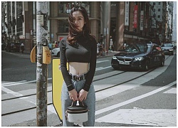 Sao Việt chọn áo crop-top tạo điểm nhấn cho street style