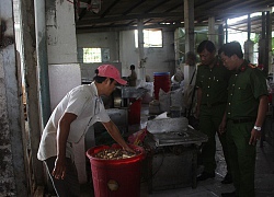 TPHCM: Phi hành, tỏi bằng dầu cặn... màu nâu