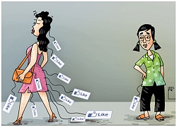 Tranh biếm họa về nút "Like" Facebook