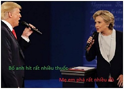 Tranh luận Trump-Clinton thành màn hát Karaoke sướt mướt