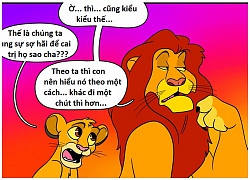 Truyện tranh hài - Sự thật về cha con Vua Sử Tử trong Lion King